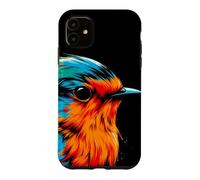 Custodia per iPhone 11 Robin Stile minimalista e vivace Compleanno