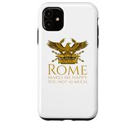 Custodia per iPhone 11 Roma mi rende felice - SPQR Legionary Eagle - Storia Romana