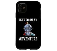 Custodia per iPhone 11 RPG Gamer Let's Go On An Adventure Knight Gioco Giocatore