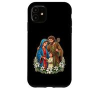 Custodia per iPhone 11 Sacra Famiglia. Gesù, Vergine Maria E San Giuseppe