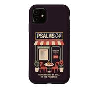 Custodia per iPhone 11 Salmi cristiani Caffè Fede Caffè Scrittura Preghiera
