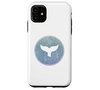 Custodia per iPhone 11 Salva le balene Mare Animali Killer Whale Tail Ocean Orca Wave