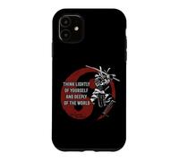 Custodia per iPhone 11 Samurai Miyamoto Musashi Saggezza Ronin