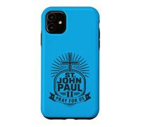Custodia per iPhone 11 San Giovanni Paolo II Preghiera Cattolica Devozione