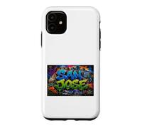 Custodia per iPhone 11 San Jose CA California Stati Uniti Silicon Valley Graffiti Art