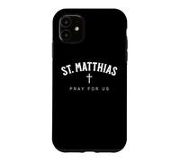 Custodia per iPhone 11 San Mattia Patrono Cattolico Santo Cristiano