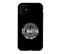 Custodia per iPhone 11 Santa Marta Patrona Dell'ospitalità Devozione Cattolica