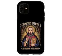 Custodia per iPhone 11 Sant'Ignazio di Loyola Ad Maiorem Dei Gloriam Gesuita Cattolico
