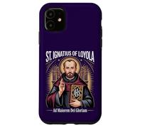 Custodia per iPhone 11 Sant'Ignazio Loyola Ad Maiorem Dei Gloriam Gesuita Cattolico