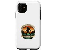 Custodia per iPhone 11 Sasquatch Retro Maybe You're The Myth Walk The Unknown