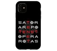 Custodia per iPhone 11 Sator Arepo Tenet Opera Rotas Christian symbol