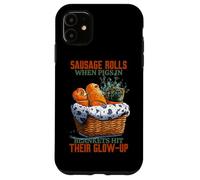 Custodia per iPhone 11 Sausage rolls when pigs in blankets hit their upgrade