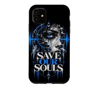 Custodia per iPhone 11 Save Our Souls - Abbigliamento tecnico in stile techno