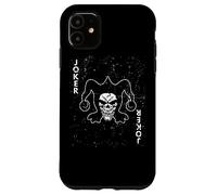 Custodia per iPhone 11 Scheletro Joker Carta da gioco Gioco d'azzardo Grim Reaper
