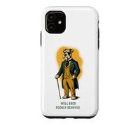 Custodia per iPhone 11 Schnauzer - Cane divertente ben educato con comportamento cattivo
