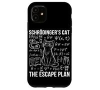 Custodia per iPhone 11 Schrodinger Cat Escape Plan Fisica Quantistica Gatto