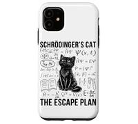 Custodia per iPhone 11 Schrodinger Cat Escape Plan Meccanica quantistica Fisica