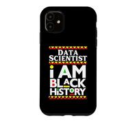Custodia per iPhone 11 Scienziato dei dati Melanina I Am Black History Working Mom Dad