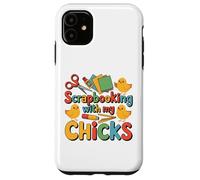 Custodia per iPhone 11 Scrapbooking con i miei pulcini Chicken Craft Hobby