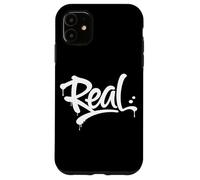 Custodia per iPhone 11 Script di arte di strada stile di mano di graffiti reali