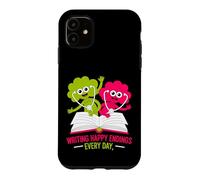 Custodia per iPhone 11 Scrivere Happy Endings Every Day Design