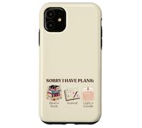 Custodia per iPhone 11 Scusa I Have Plans Leggi Libro Diario Libro Amante