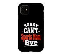 Custodia per iPhone 11 Scusa, non posso fare sport, mamma ciao - Baseball