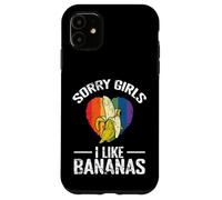 Custodia per iPhone 11 Scusate Ragazze Mi Piacciono le Banane