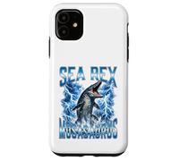 Custodia per iPhone 11 Sea Rex Mosasaurus Ocean Predator Dinosaur Ragazzi