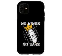 Custodia per iPhone 11 Segno di protesta No Kings No Wars