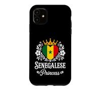 Custodia per iPhone 11 Senegalese Princess Senegal Flag Proud Senegalese Girl