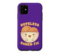 Custodia per iPhone 11 Senza speranza Ramen-tic Carino Kawaii Noodle Amante Pun