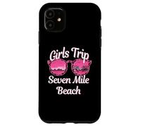 Custodia per iPhone 11 Seven Mile Beach Isole Cayman Bachelorette Women Trip