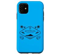 Custodia per iPhone 11 Seychelles Isola Sole e Palme