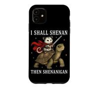 Custodia per iPhone 11 Shall Shenan e poi Shenanigan Possum Turtle Meme medievale