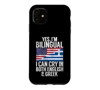 Custodia per iPhone 11 Sì, sono bilingue, posso piangere sia in inglese che in greco