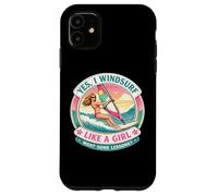 Custodia per iPhone 11 Sì, Windsurf come una ragazza voglio qualche lezione Scherzo sul windsurfista