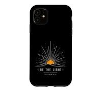 Custodia per iPhone 11 Sii la luce Matteo 5:14 Christian Sunrise Fede
