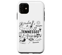 Custodia per iPhone 11 Simboli dello Stato del Tennessee USA Vintage Souvenir