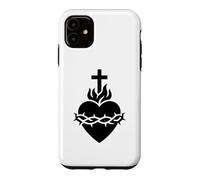 Custodia per iPhone 11 Simbolo cattolico: il Sacro Cuore di Gesù