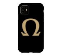 Custodia per iPhone 11 SIMBOLO OMEGA ALFABETO GRECO MITOLOGIA FRATERNITÀ SORORITÀ