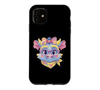 Custodia per iPhone 11 Simpatico Blue Dragon Fantasy Ritratto Grafico Rosa Occhiali Bow