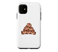 Custodia per iPhone 11 Simpatico design a fumetti con lontra amici