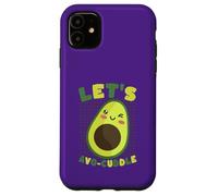 Custodia per iPhone 11 Simpatico gioco di parole Let's Avocado Cuddle