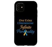 Custodia per iPhone 11 Sindrome di Down con personalità infinita di un cromosoma extra