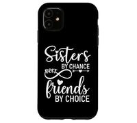Custodia per iPhone 11 Sisters By Chance By Friends Choice Soul Sisters Big Sister