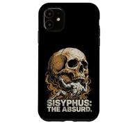 Custodia per iPhone 11 Sisyphus The Absurd Vintage Philosophical Skull