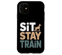 Custodia per iPhone 11 Sit Stay Train Dog Obbedience Trainer