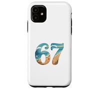 Custodia per iPhone 11 Six SSix Seven Beach Summer Waves Fun Ragazze Bambini Uomo