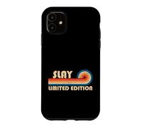 Custodia per iPhone 11 SLAY Retro 70s 80s Sunset Stripe